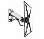 MYL 6 Way Swivel Tilt 360 Degree Rotate Gas Strut Flexi Mount for Most 50 to 60 inch LED, LCD TVs (Silver)