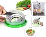 KHODAL ENTERPRISE Portable Salad Maker and Food Chopper | Versatile Kitchen Gadget with Mandoline Slicer, Salad Spinner, and Salad Bowl | Quick and Healthy Eating Tool for Easy Salad Preparation | Compact, Handheld, BPA-Free, and Dishwasher Safe