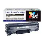 Gps - 36a/Cb436a Compatible Black Toner Cartridge For For Hp Printers P1505, P1505n, M1120n, M1522n, M1522nf