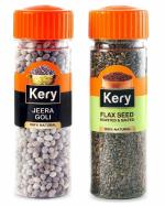 Kery Jeera Goli & Roasted Alsi Mukhwas Mouthfreshener, 2 Bottles, 260g
