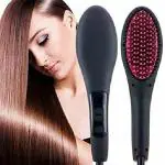 Shopeleven Simply Straight Electric Digital fast Hair Straightener Comb Ceramic Temperature LCD Simply Hair Ironer Curler and Styler With Lcd Display Electric Brush (Pack of 1)