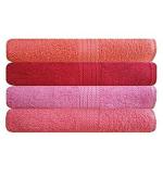 Akin Royal Cotton Bath&Hand Towel Set 500 GSM Set of 4 Bath Towels