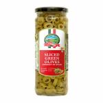 Caneen Green Olives Sliced 230 Grams.
