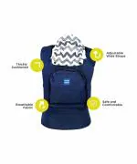 Mee Mee Cuddle Up Baby Carrier with Padded Waistbelt (Navy Blue)
