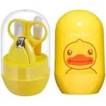 Chinmay Kids Baby, Infant and Toddler Grooming Nail Cutter Kit with Scissors/Baby Nail Clipper Safety Cutter & Manicure Pedicure Care Kit (Yellow)