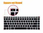 Saco Black Keyboard Silicone Skin Cover for HP 14s