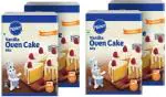 Pillsbury Oven Cake Mix, Vanilla, (Pack of 4 - 225 Gm Each)