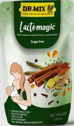 Lactomagic Lactation Supplement powder- to increase mother's breast milk supply with power of Satavari, Fenugreek ,250 Gram (Sugar free) for healthy baby