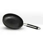 Soromito Pre-Seasoned Iron Flat Frypan 8.5 inch,1.60 mm |1Ltr|Loha Frypan|Non Toxic|Gas & Induction-Friendly|Balck| Multi-Purpose Cookware