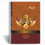 Rush Note Books A4 Size Spiral 400 Pages Notebook Unruled (Pack of 1) - Spiral Register note books