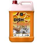 BLISS & BLUSH Dishwash Liquid 5 Liter Orange Removes tough grease, 100% Plant-Based, Paraben & Phosphate Free