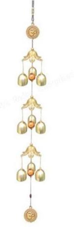 Buyab Factory Silver, Blue Aluminium Positive Energy Windchime M-Bf-558 - 35 Inch