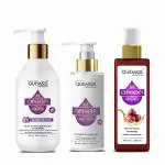 Quemico Professionnel Red Onion Anti Hair Fall Shampoo and Conditioner Set with Hair Growth Oil, 650ml
