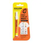 Kikgerm Plant Based Instant Stain Remover Pen for Clothes - Removes Tough Stains, Easy to Use, Travel Friendly - Natural, Eco-friendly, Non-toxic, Biodegradable - 9 Ml (Orange Pack of 1)