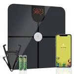 ActiveX Ivy, Premium Bluetooth BMI Digital Body Weight Scale Human Weight Machine, Bright Led Display, Free Arm Band and Fit-Kit I Not a Body Fat Scale