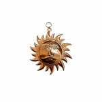 Bless Kraft Home Vaastu Sun Surya Copper God Sun Brass Wall Hanging (Small) for Protection from Vaastu Dosh (Recommended by Vaastu Expert)