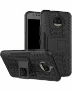 A ACCESSORIES KART Motorola G5 Plus Black Polycarbonate Edge Protection Back Cover