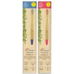 Dr Morepen Bamboo Toothbrush (Pink & Blue)