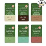 Fullyte Trio COSMIX No Nonsense Plant Protein - Organic Pea & Rice Isolate | Daily Vegan Protein Powder with Gut Friendly Superfoods | Complete Amino Acid Profile | Easy Digestion | 24g Protein/Sachet | Assorted (Pack of 12)