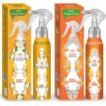 ST-JOHN Orange Rajnigandha & Jasmine & Sandalwood Air Freshener Spray for Home and Office With Trigger Pump 220 ml