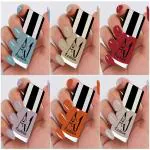 A1Fashion New HD Shine Pastel Color long-lasting stay Nail Polish Combo Set (PACK OF 6)