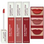 Perpaa Flirty Red, Visionary Nude, Apple Red Liquid Matte Lipstick (Pack Of 3)