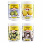 ACHAR PACHRANGA International PIP Galgal Pickle - 800 gm, Mango Lime And Chilli Pickle - 800 gm, Garlic Pickle - 800 gm And Amla Murabba - 1 kg - Pack of 4