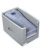 Vyora Shirt Stacker / Cloth Storage Foldable Wardrobe Closet Organizer For T-Shirts, Shirts Storage Box -Stacker_ Grey_ 1