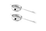 Zoov Tea Strainer/Chai Chhalni/Coffee Strainer/Tea Filter/Juice and Oil Filter with Stainless Steel DOUBLE MESH 2 Pcs