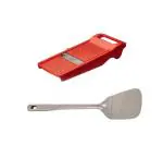 FIRST FRONT Stainless Steel Kitchen Tools Palta With Jony Slicer Multicolour, (Pack of 2)