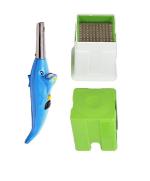 First Front Dolphine Shape Electric Gas Lighter With Steel and Plastic Potato Chipser French Fries Chips Maker Machine Snacks Finger, Potato Finger Chips Cutter and Multicolour, Pack of 2