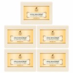 KA Khadi Ark Herbal Natural Handmade Goat Milk Bath Soap 125 gm Pack of 5