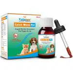 VETENEX Catch Worm Pet - Herbal Dewormer For Puppy and Cats - 30 ML
