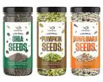 Greenfinity Seeds for eating (Pumpkin, Sunflower, Chia Seeds)