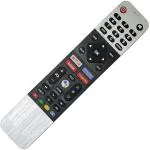 NixGlobal MOTO-ROLA 4K with Voice Control Function Remote Compatible with MOTOROLA / SKYWORTH / THOMSON 4K ANDROID SMART LED LCD TV Remote Controller (Black)