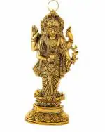 Siddhit Store Handicraft - Gold Aluminium Lord Dhanvantri Statue - 25.8 cm