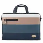 Pepro Olive Unisex Vegan Leather Laptop Messenger Bag - Fits Up to 13, 13.5, 14 inch Laptop or MacBook (PLVGLBS1OL)