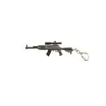 Epriko- Playerunknown Battlegrounds combo set Helmet Model Key Chain ,M18 Smoke Throwable Keychain, Metal Keychain for Bikes (Gun)