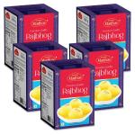 MADHAV | RajBhog 5Kg (1Kg Pack of 5) | by Bikaner’s Madhav | Handmade | Rose Water and Dry Fruits Prepartion | Made with Desi Cow Ghee | Tin | Bikaneri Sweet | Mithaai | Authentic Bikaneri