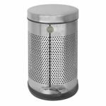 OPR Stainless Steel Perforated Pedal Dustbin with Plastic Bucket| Garbage Bin for Bathroom-Home-Kitchen-washrooms-Bedroom and Office with Plastic Bucket(Big Size) (10 x 14-inch - 11 Litre)