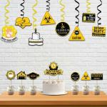 Festiko Happy Quarantine Theme Birthday Social Distancing Party At Home Decorations For 1st, Age Birthday, Anniversary, Babyshower Party 15 Pcs