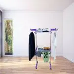 UNIZONE Stainless Steel Cloth Dryer Rack Cloth Stand Made In India