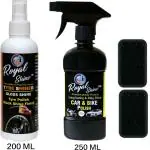 Royal Shine Liquid Car Polish for Bumper, Chrome Accent, Dashboard, Exterior, Tyres, Metal Parts, Leather - 450 ml