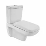 JAQUAR FLORENTINE Range One Piece Rim Wall hung Western Commode (White) | 380x650x730mm, Concealed Flush Tank, Western Toilet/Water Closet For Bathroom | FLS-WHT-5353PPZ