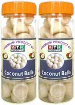 VTC MUKHWAS Real Coconut Milk Peda Jar I Toffee I Coconut Ladoo Coconut Toffee 500gm Pack of 2