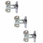 BTL (BDF-L-4) 90 Degree Right Angle Door Latch, Hasp Bending Latch, Buckle Bolt Sliding Lock Barrel Bolt for Doors and Windows