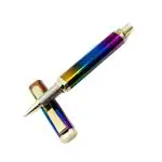 Auteur RAINBOW1 Multicolor Brass Blue Ink Ball Pen