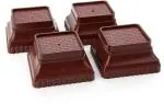 Panchanan enteprise Anti Vibration Brown Square Plastic Washing Machine Stand (13 x 14 cm) (Pack of 4)