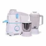 Havells Rigo 500W 2 Jar Juicer Mixer Grinder,White-Light Blue