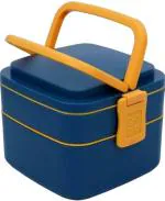 Niyara Enterprise Lunch box with 2 container for school, office, college,picnic easy to carry 2 Containers Lunch Box (1000 ml)